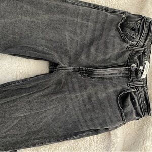 Black wash denim Abercrombie jeans
